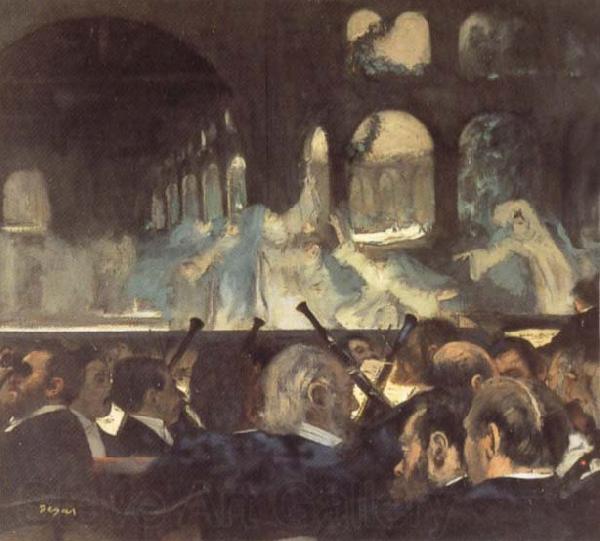 Edgar Degas The Ballet from Robert le Diable Norge oil painting art
